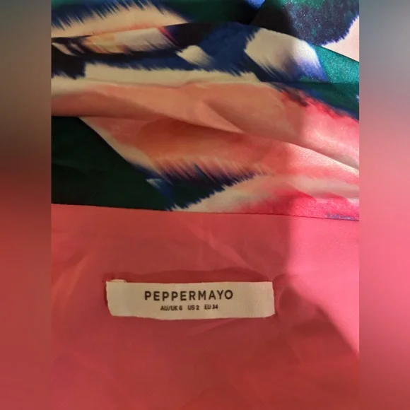 Peppermayo | Carried Away Maxi Floral Strapless Dress Size: 2 - Picture 5 of 6